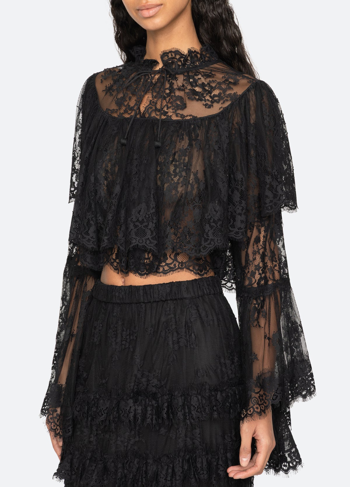 black-holden blouse-detail view - 6