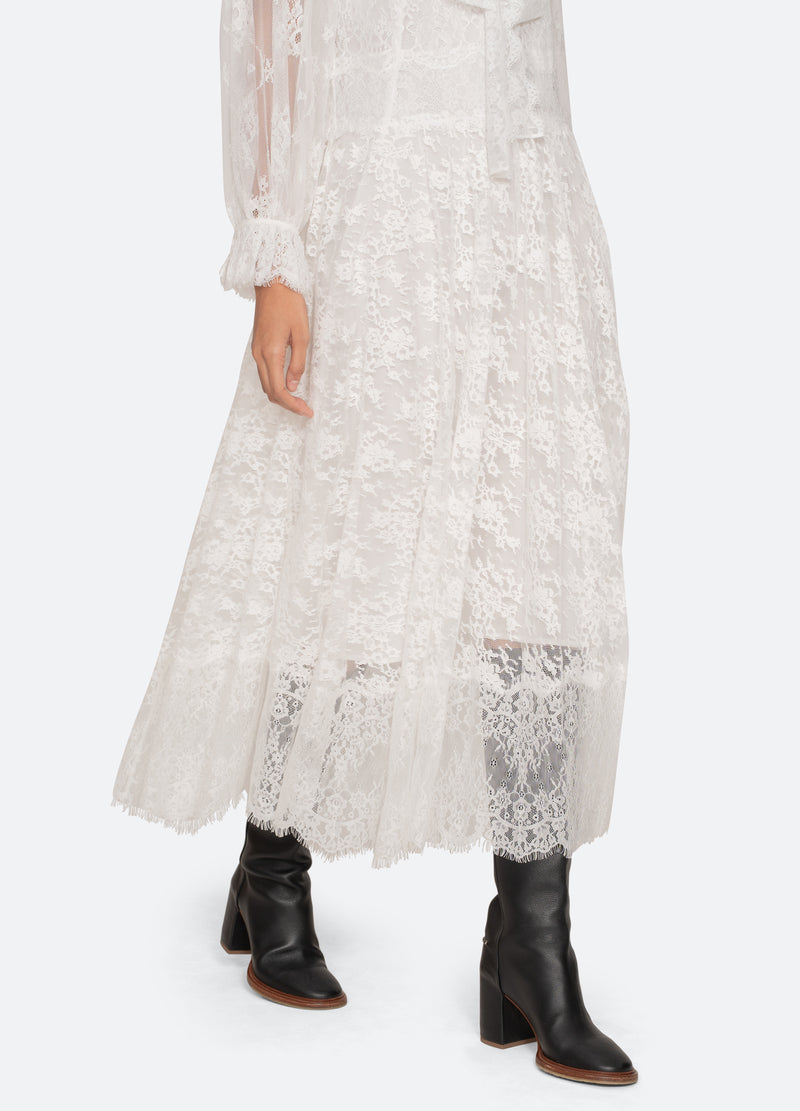 white-holden l/s dress-detail view - 9