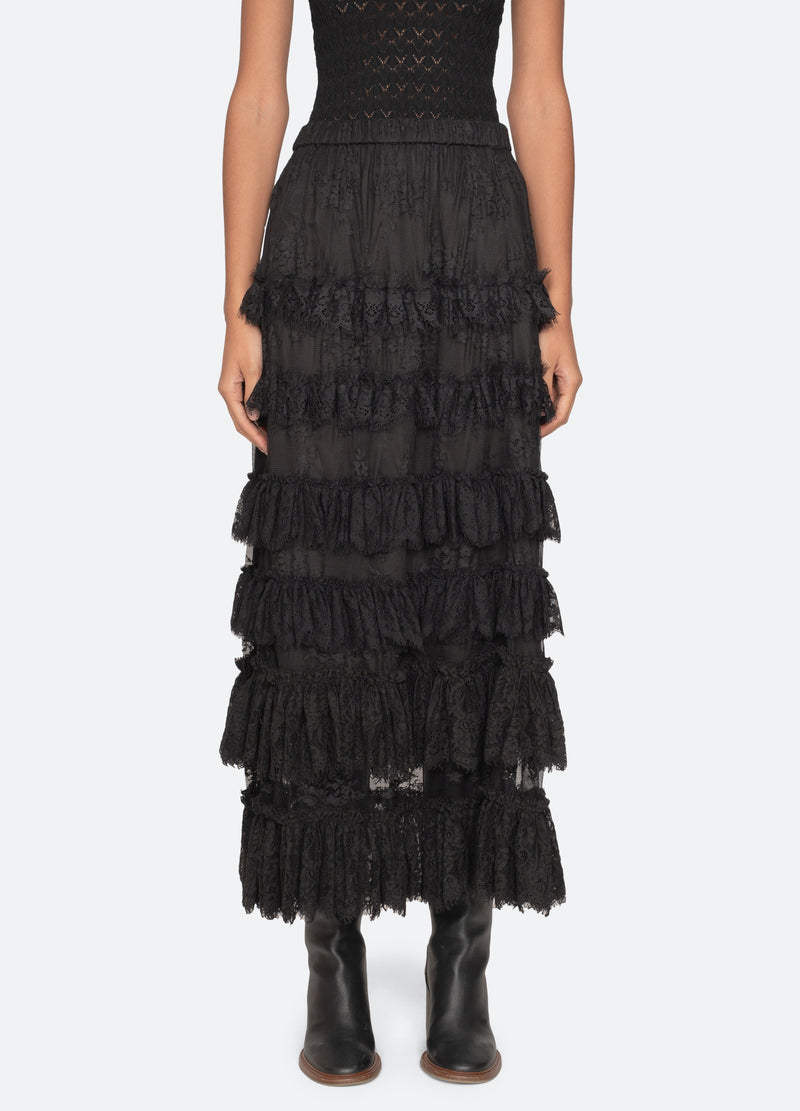 black-holden skirt-front view - 1