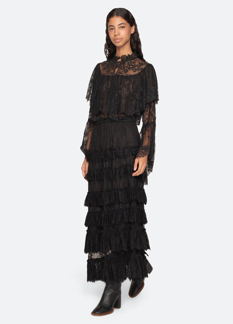 black-holden blouse-full body view - 5