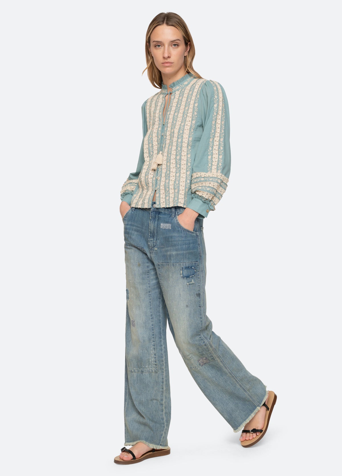 sky-kirsten  l/s top-full body view - 6