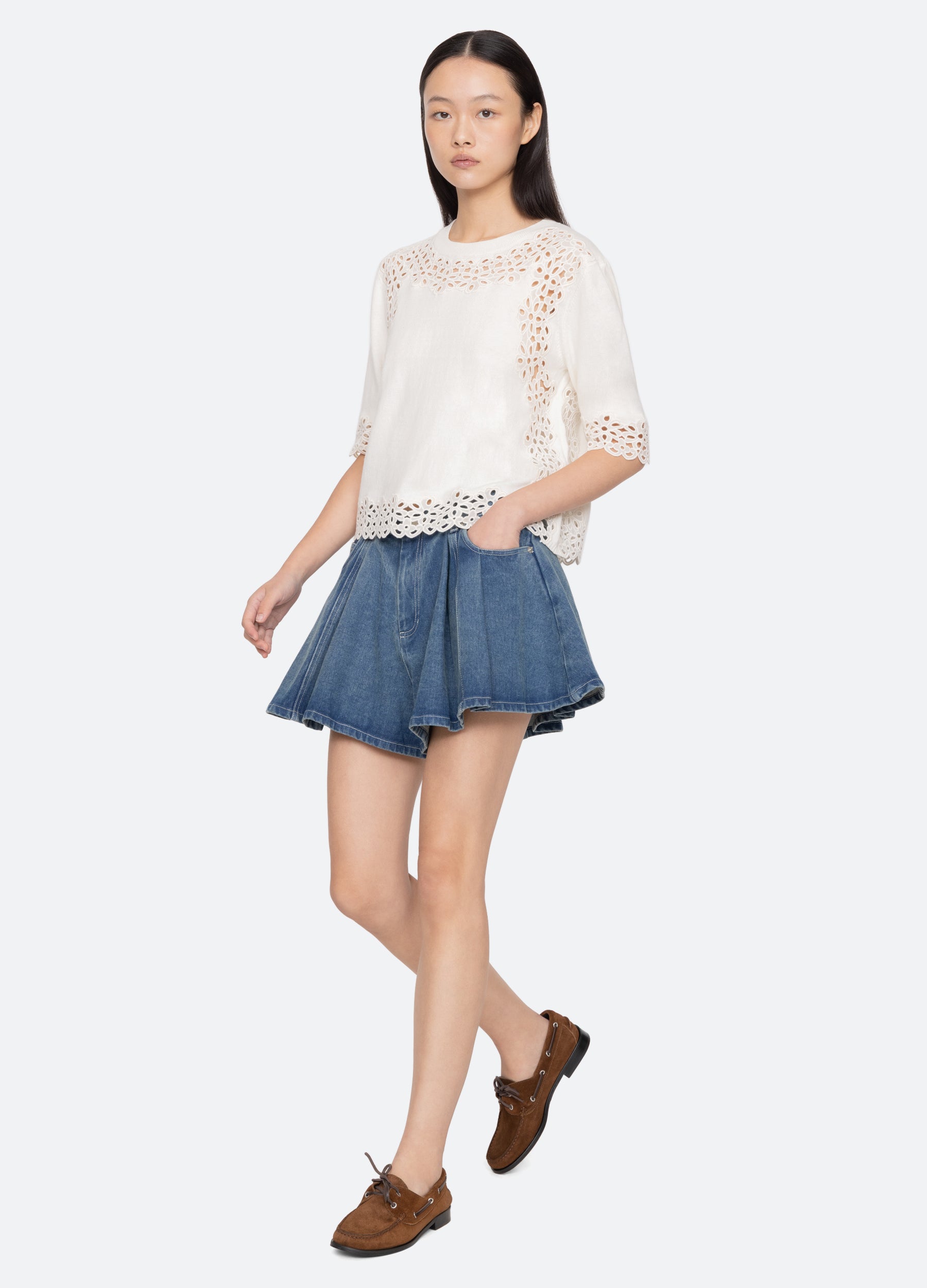Leila Sweater – Sea, New York