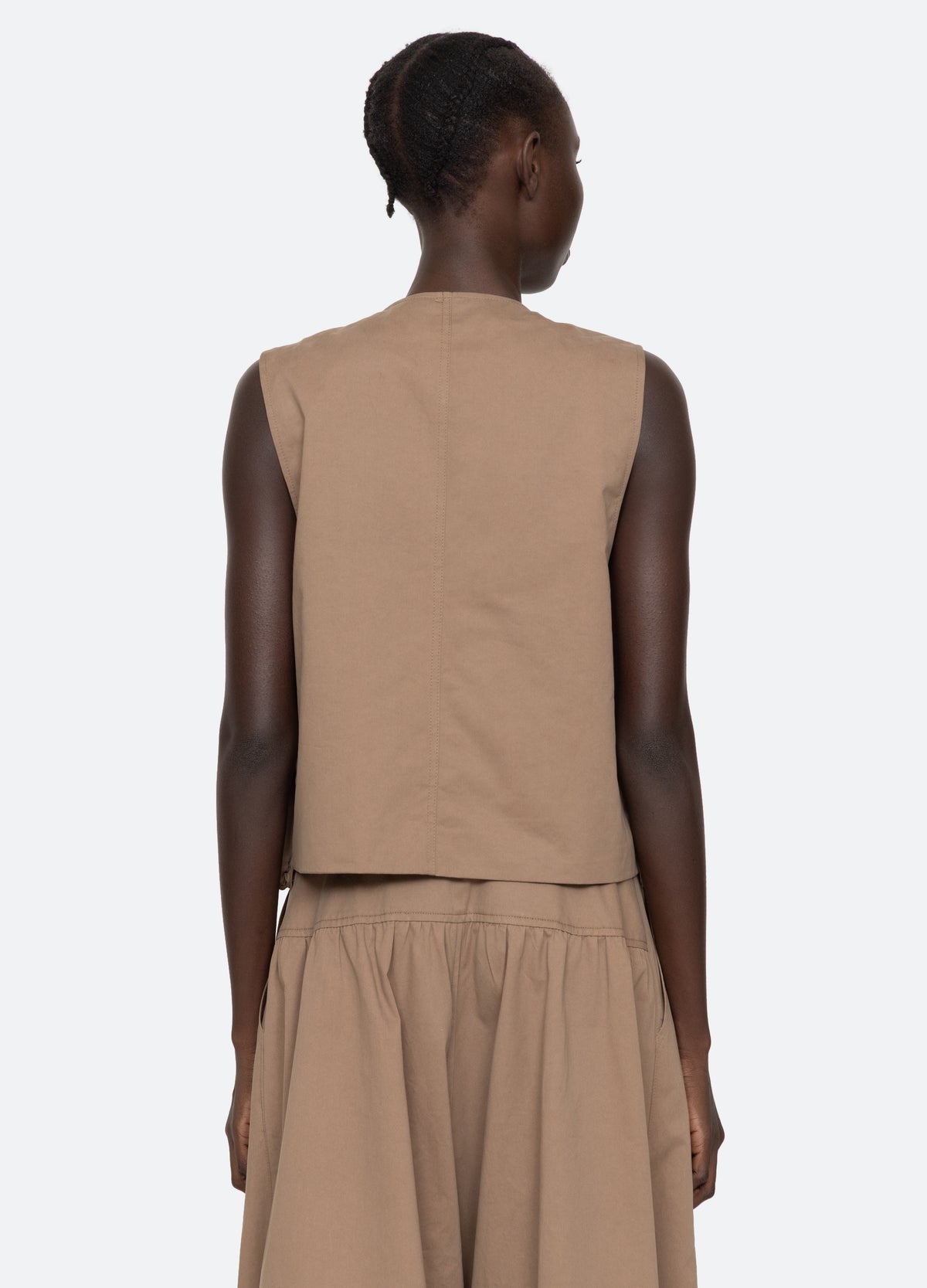 taupe-lois vest-back view - 11