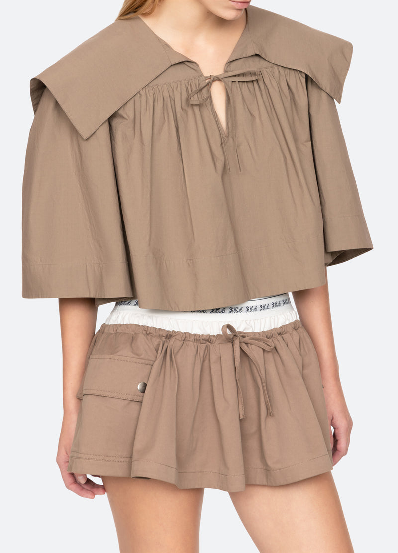 taupe-lois top-detail view - 11