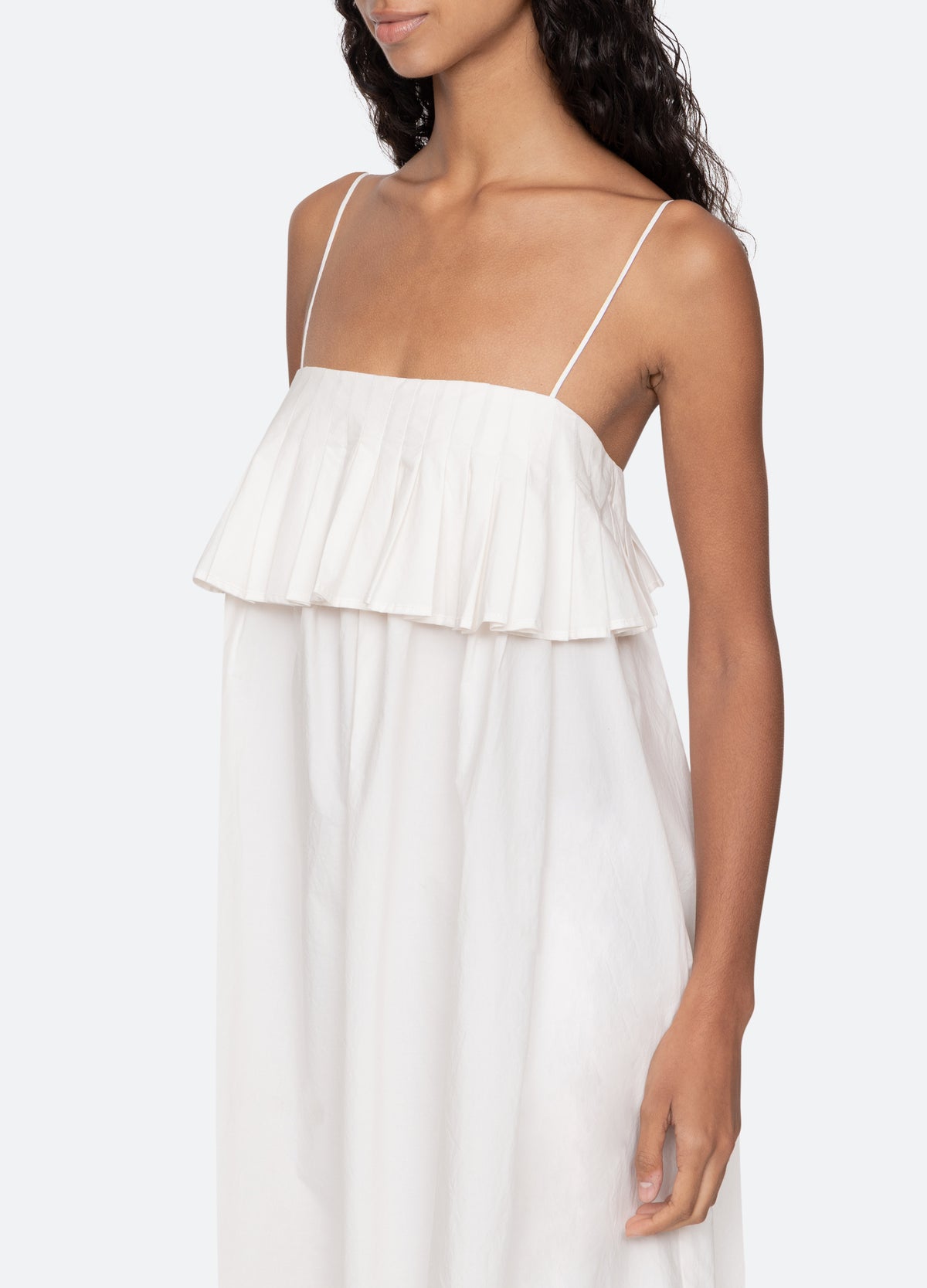 cream-lois dress-detail view - 7