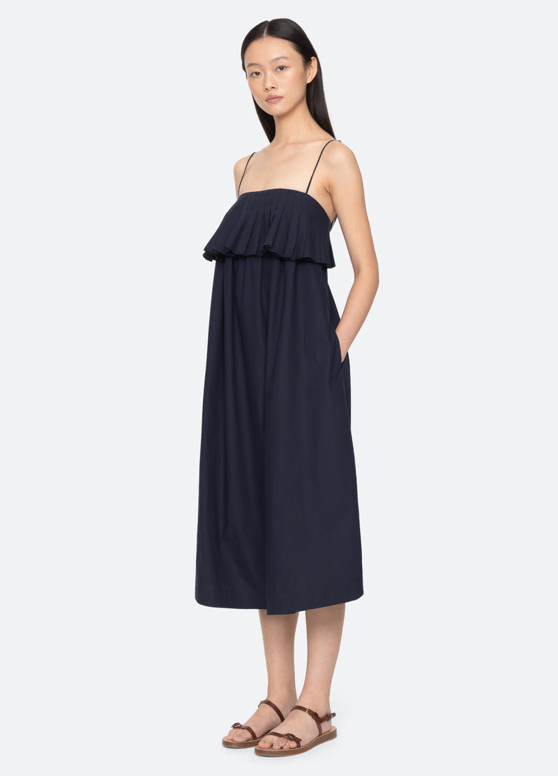 navy-lois dress-three quarter view - 11