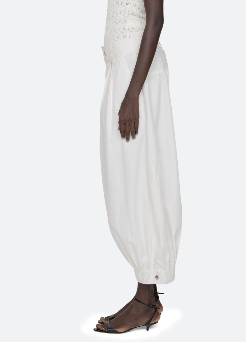 cream-lois pants-side view - 4