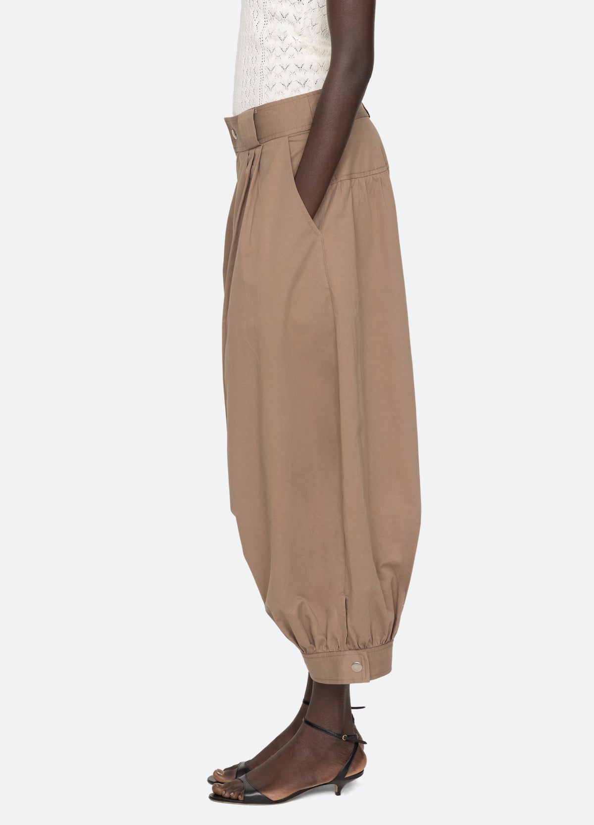 taupe-lois pants-side view - 10
