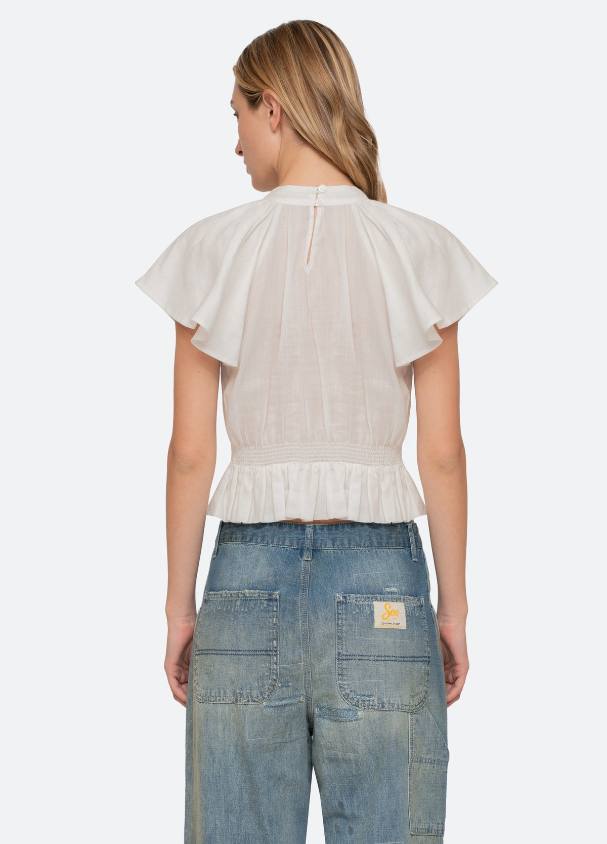 white-holden top-back view - 2