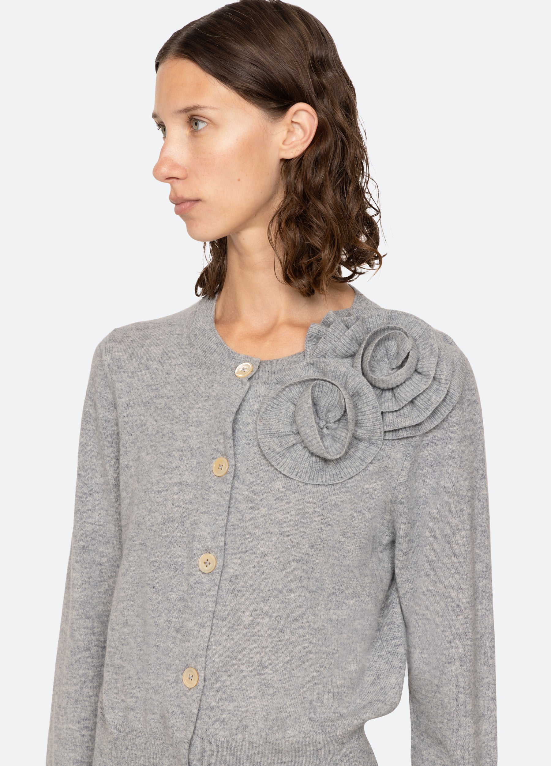 Minette Cardigan – Sea, New York