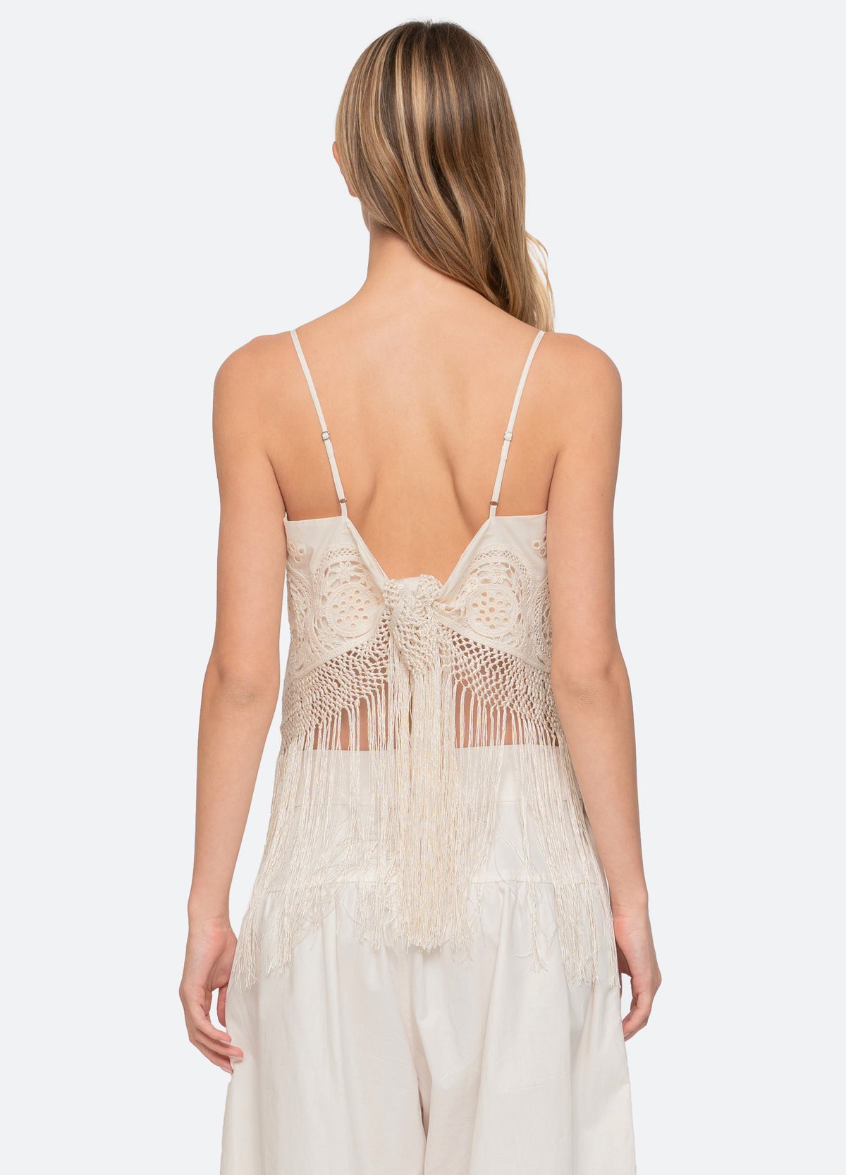 cream-rafina top-back view - 4