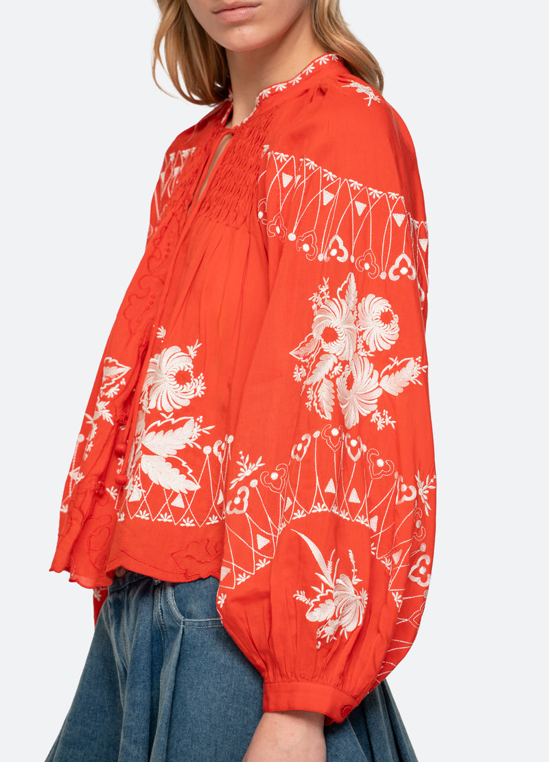 poppy-serafina top-detail view - 15