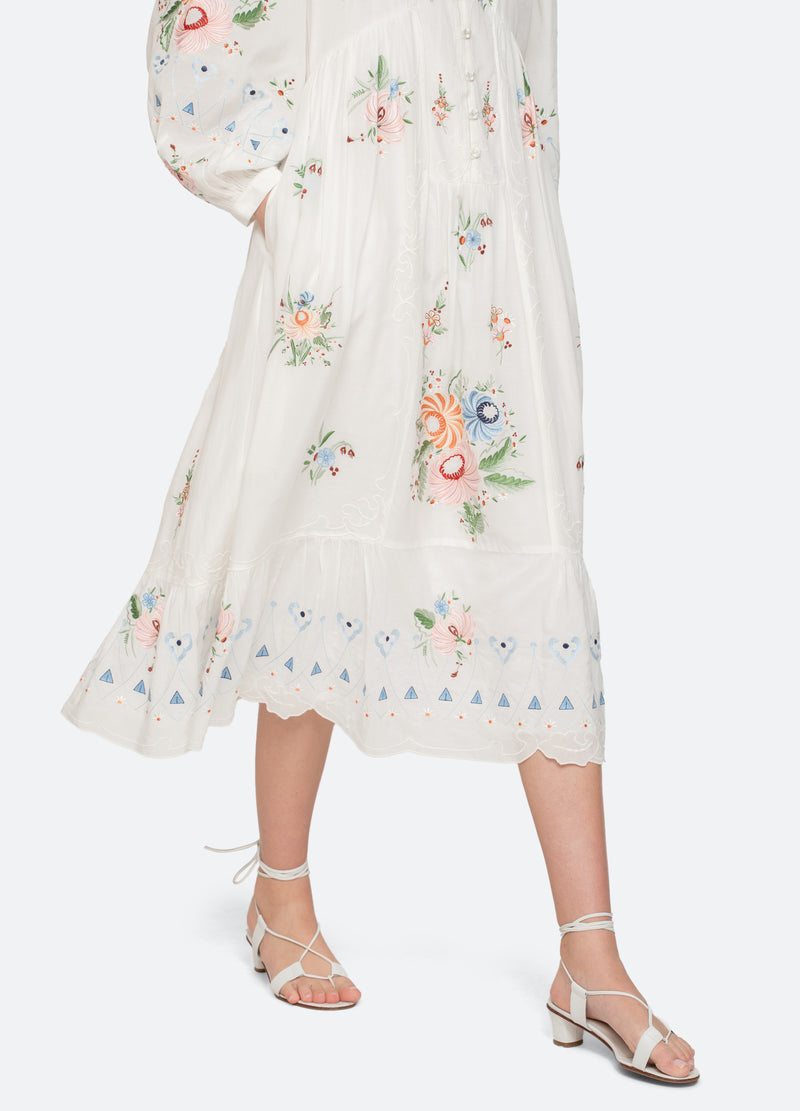 cream-serafina dress-detail view 2 - 9