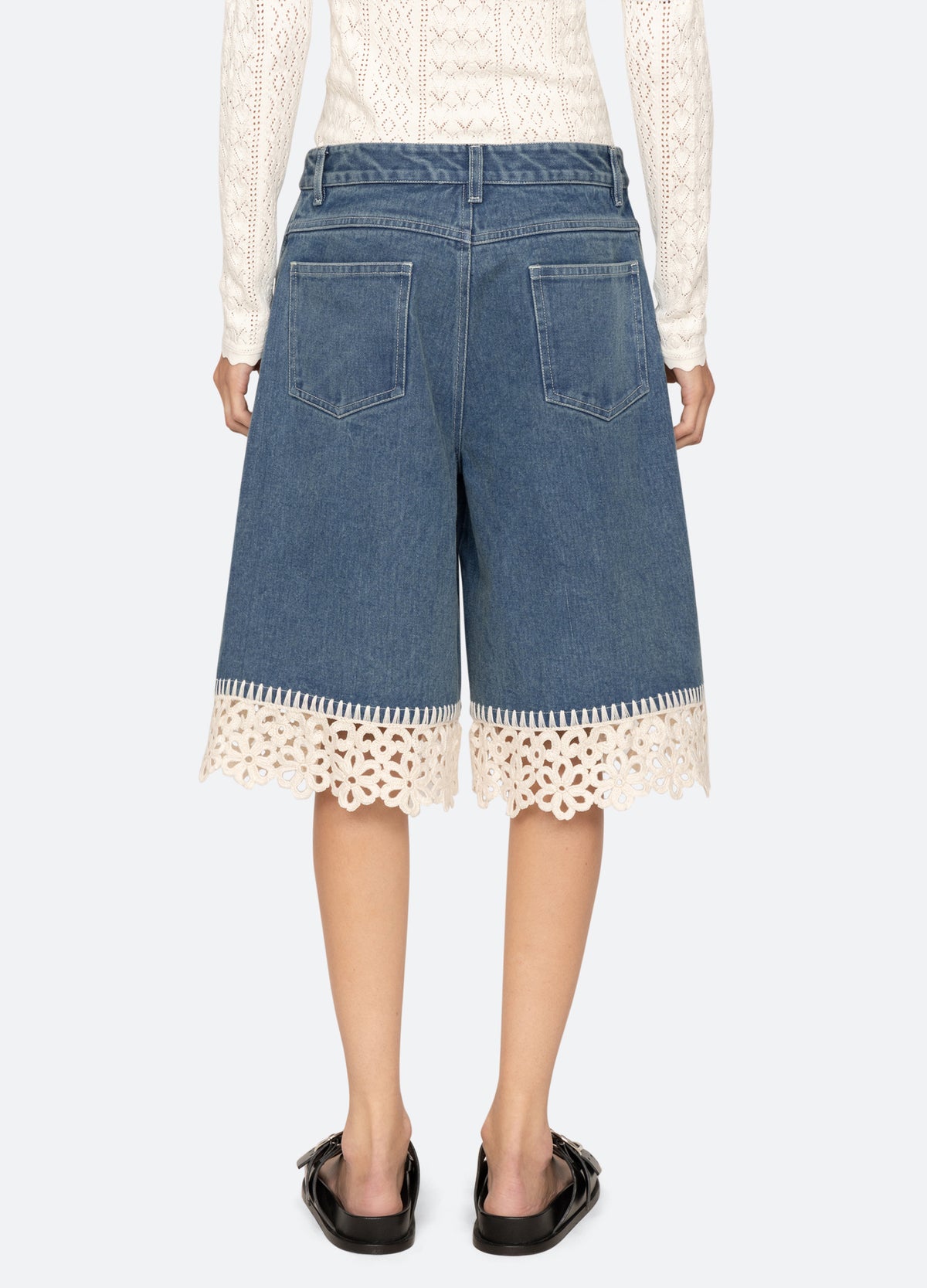 blue-stasia culottes-back view - 4