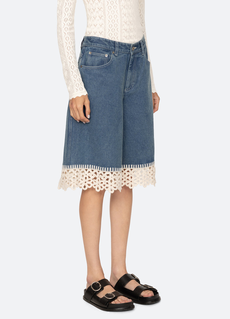 blue-stasia culottes-three quarter view - 6