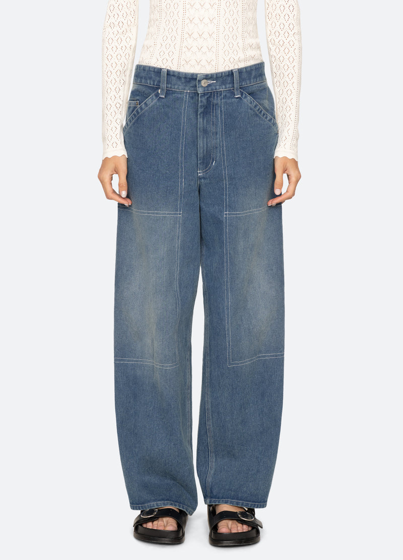 blue-stasia jeans-front view - 3