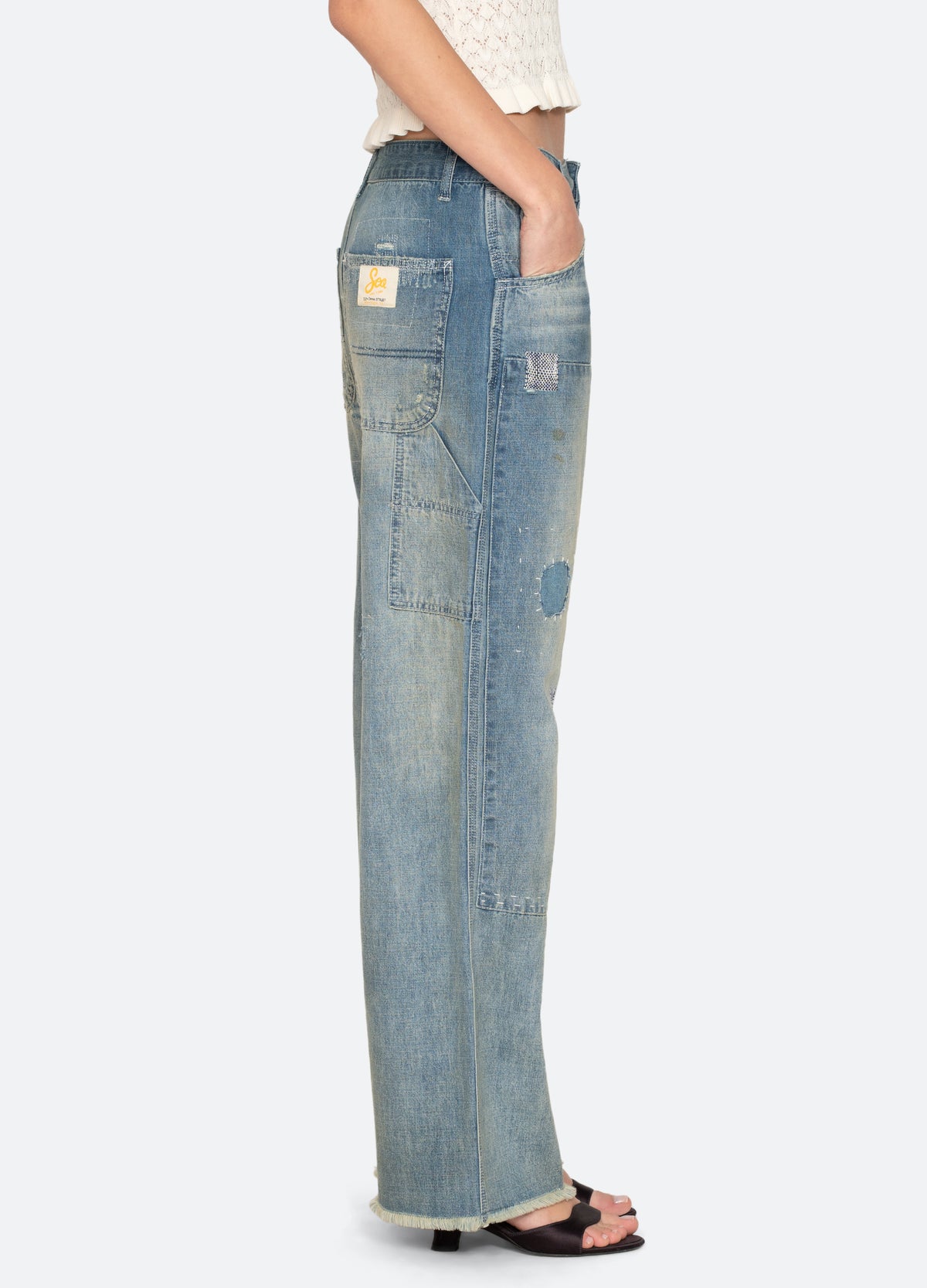 blue-claira jeans-side view - 4