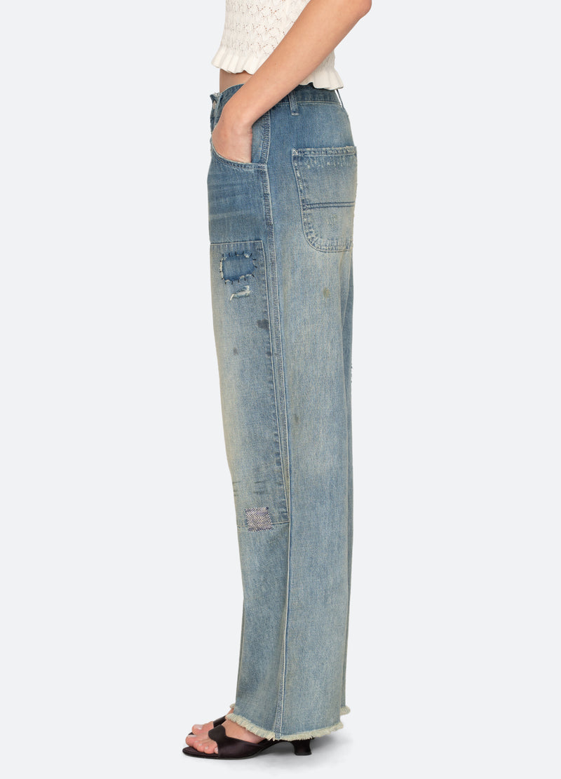 blue-claira jeans-side view 2 - 5