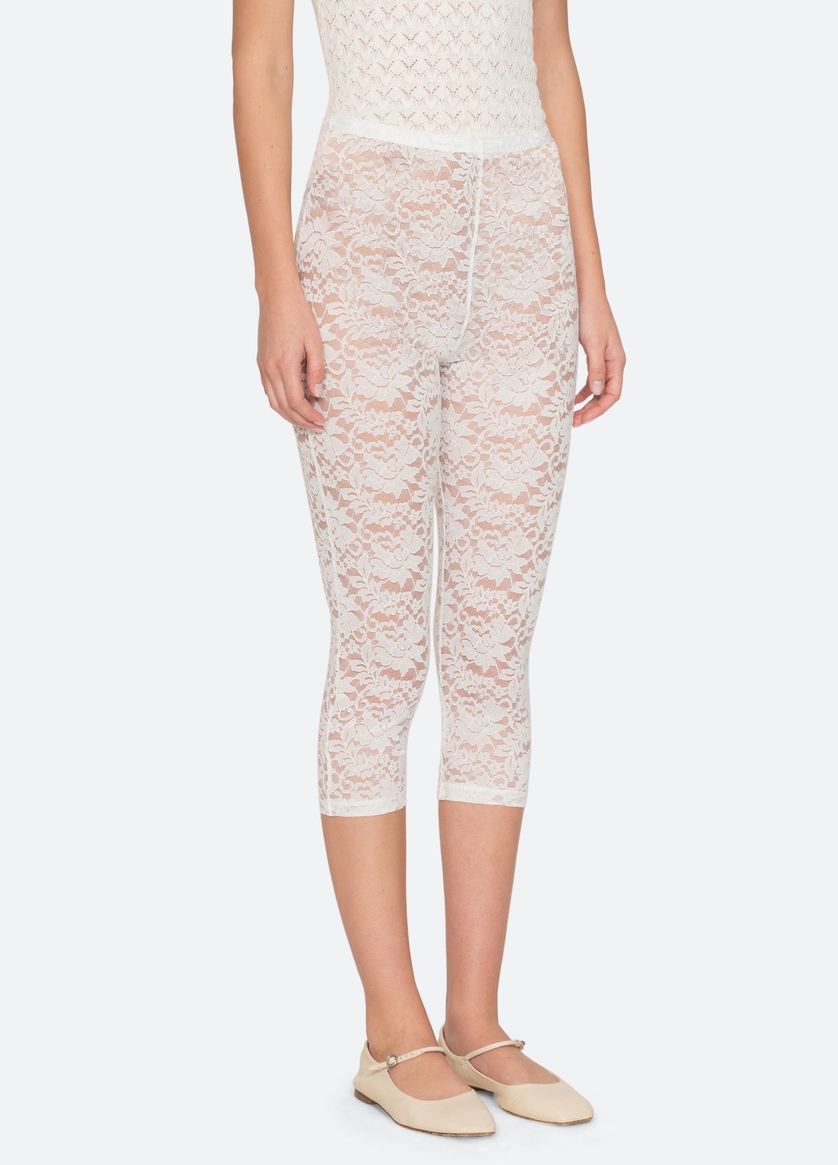 cream-lilian capri-three quarter view - 10