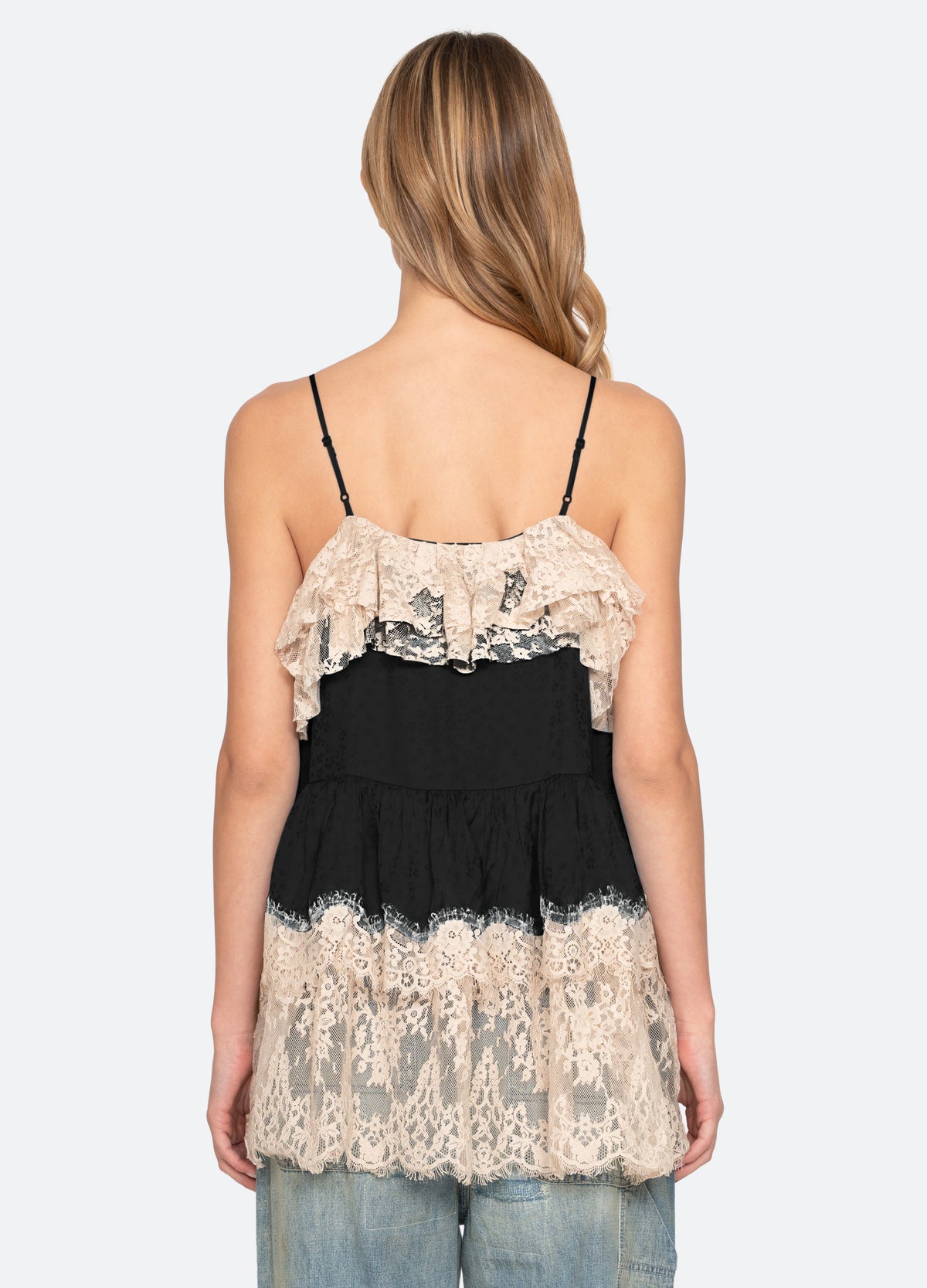 black-ethel tunic top-back view - 2