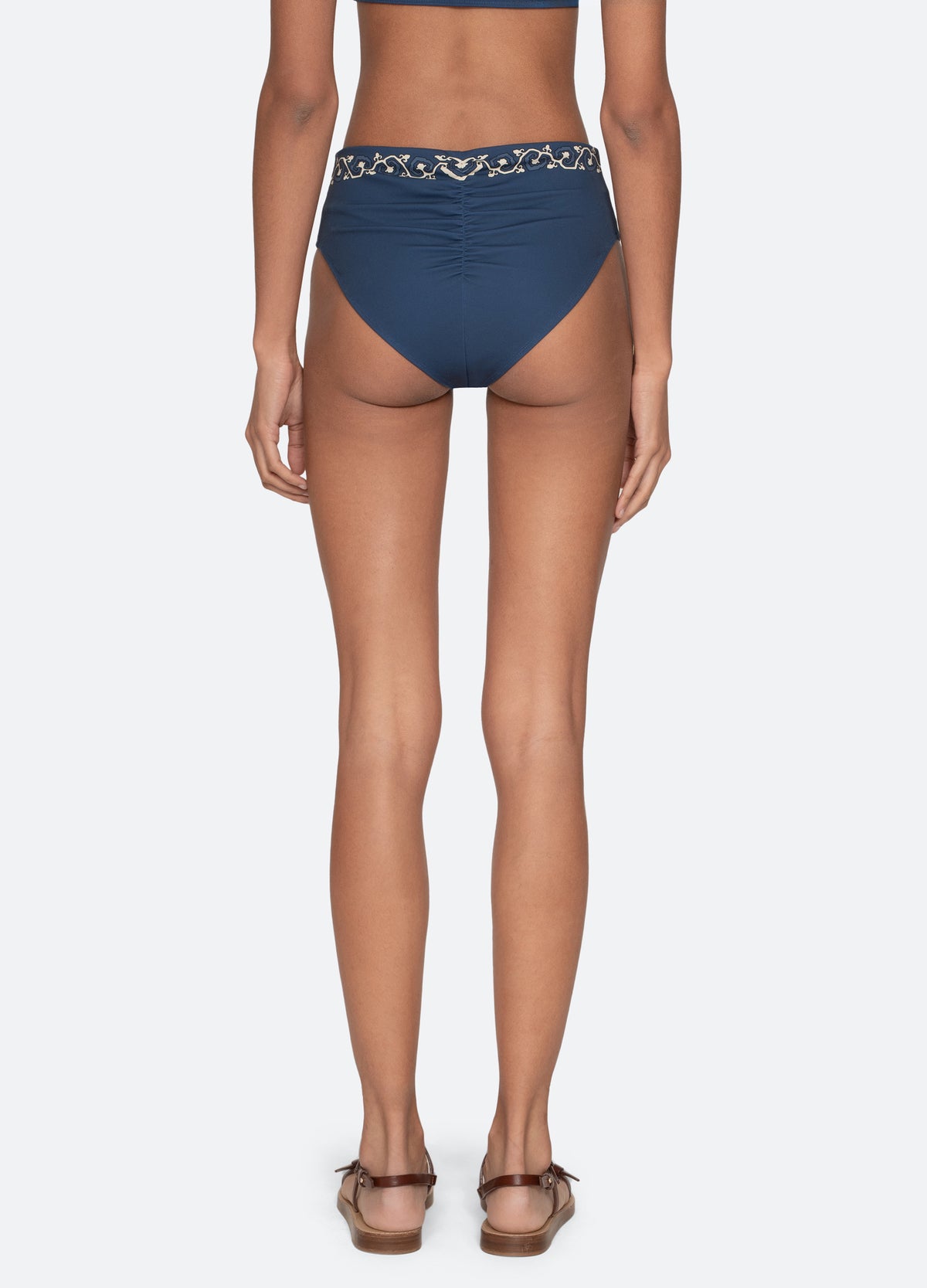 navy-blaise bikini bottom-back view - 3