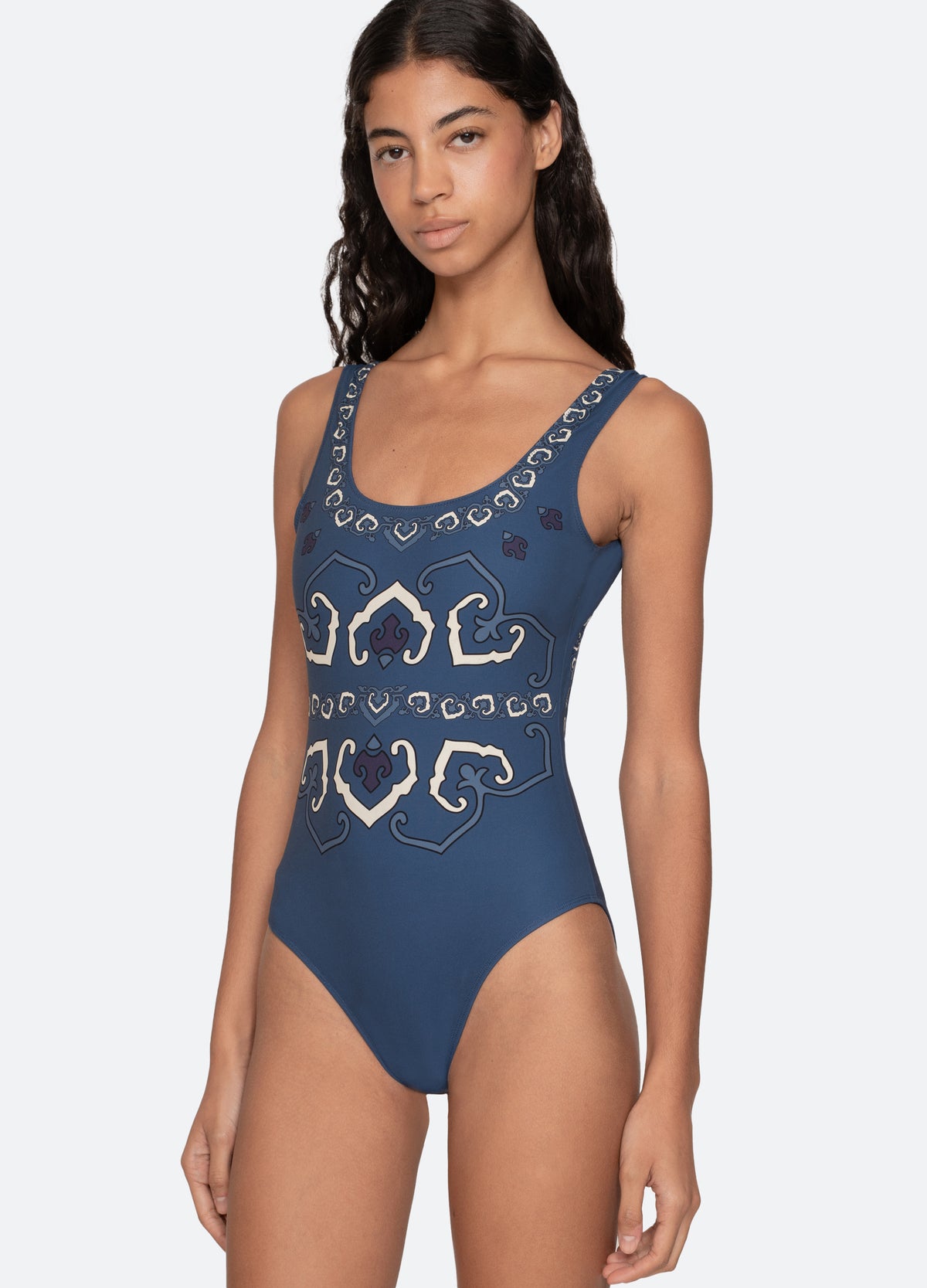navy-blaise one piece-detail view - 8