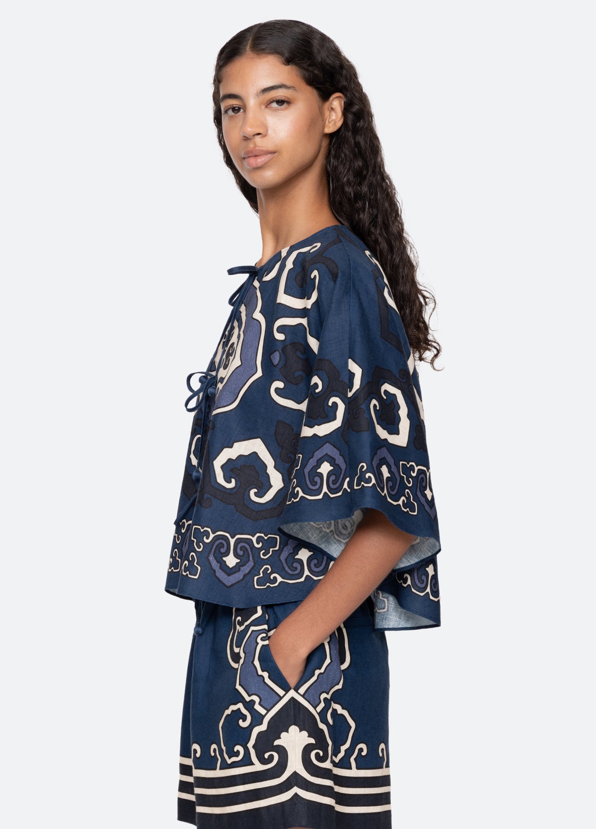 navy-blaise top-side view - 4