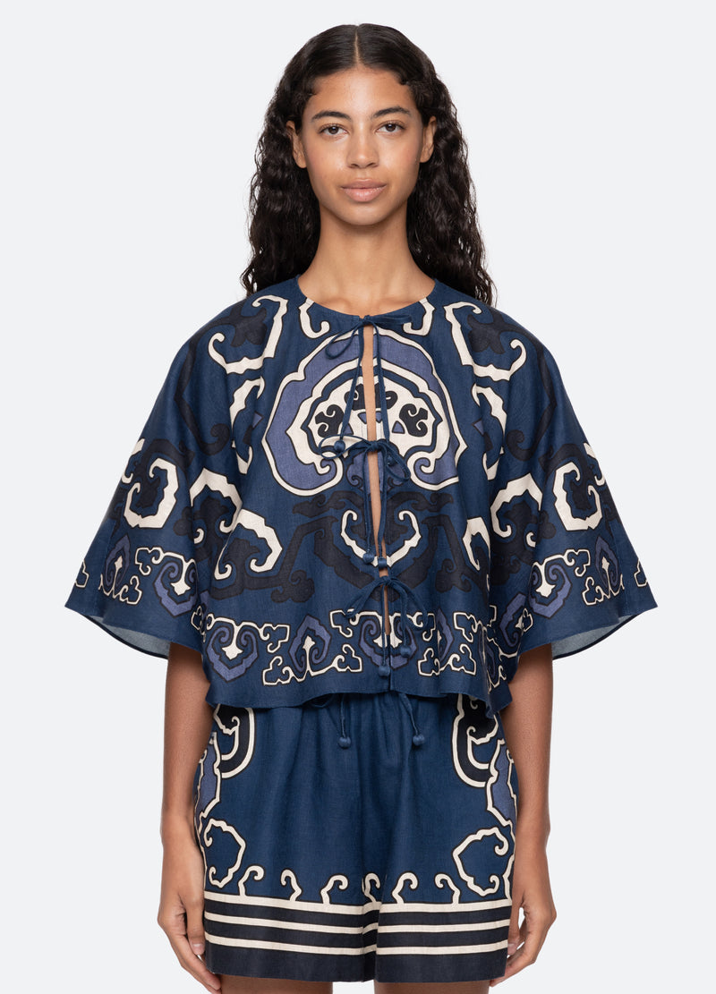 navy-blaise top-front view 2 - 6