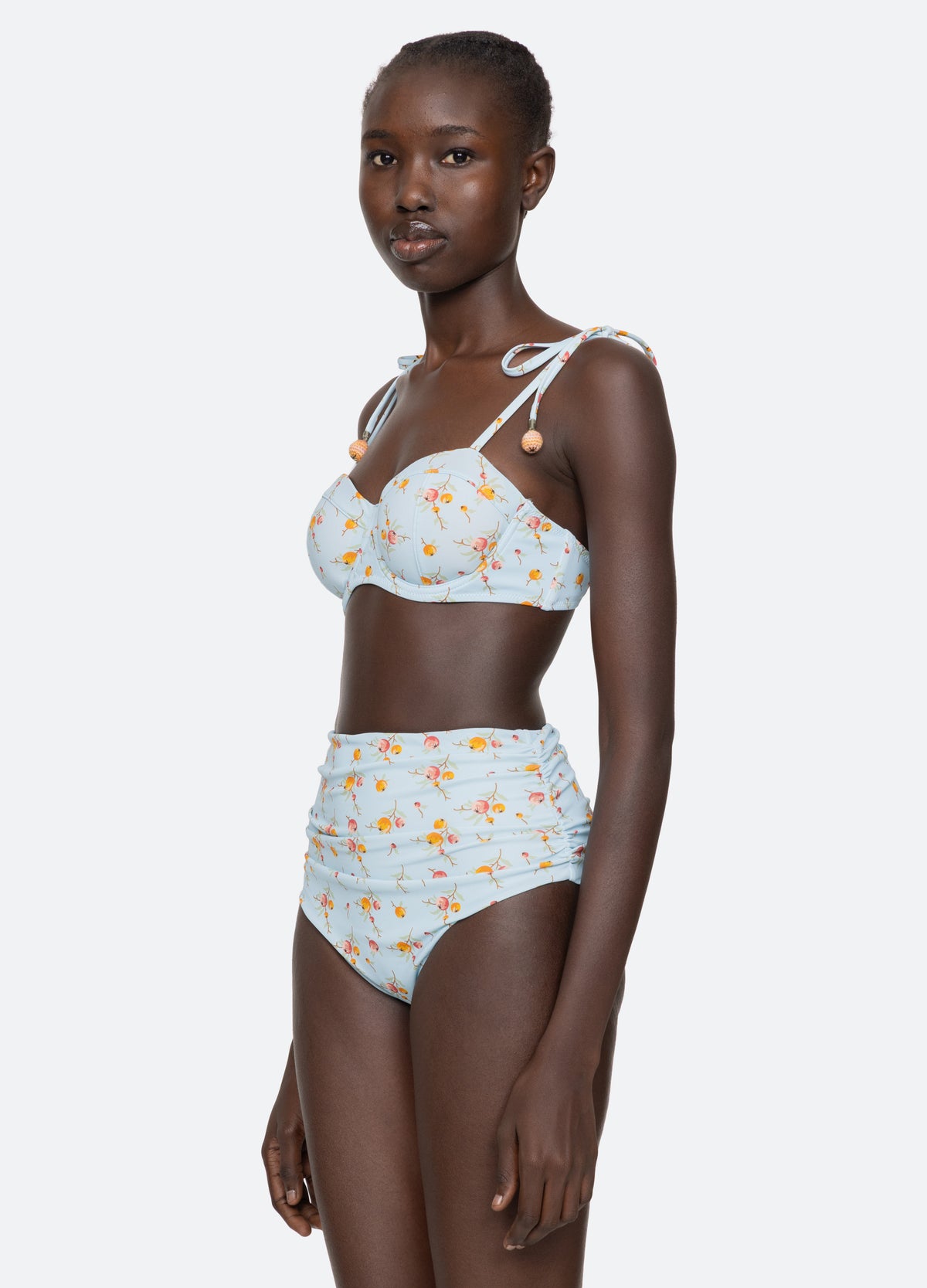 multi-freya bikini top-three quarter view - 4