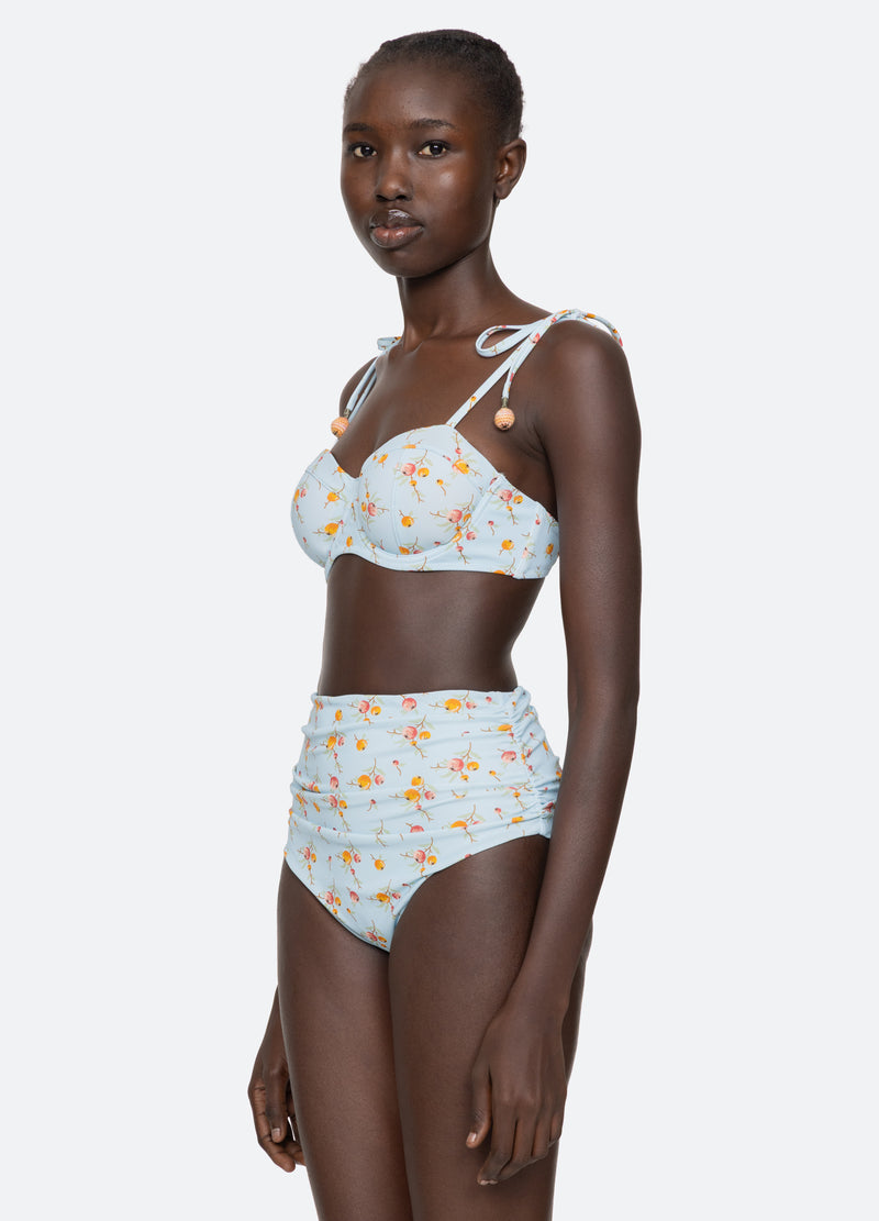 multi-freya bikini top-three quarter view - 4