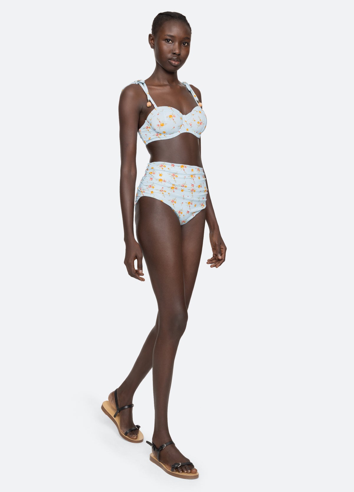 multi-freya bikini top-walking view - 5