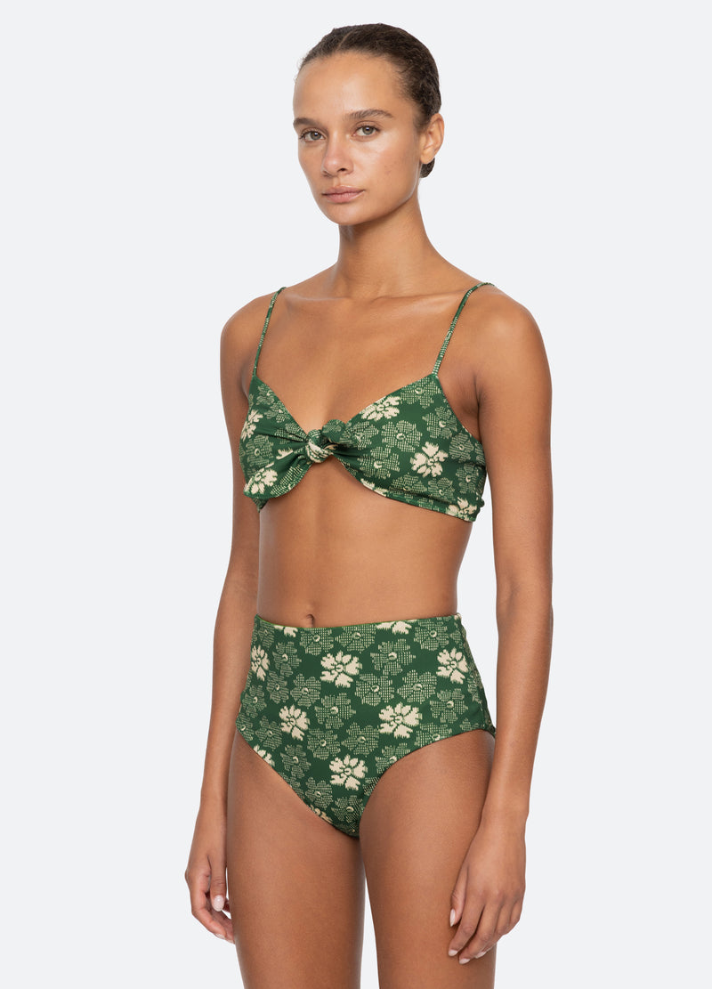 green-gloria bikini top-three quarter view - 4