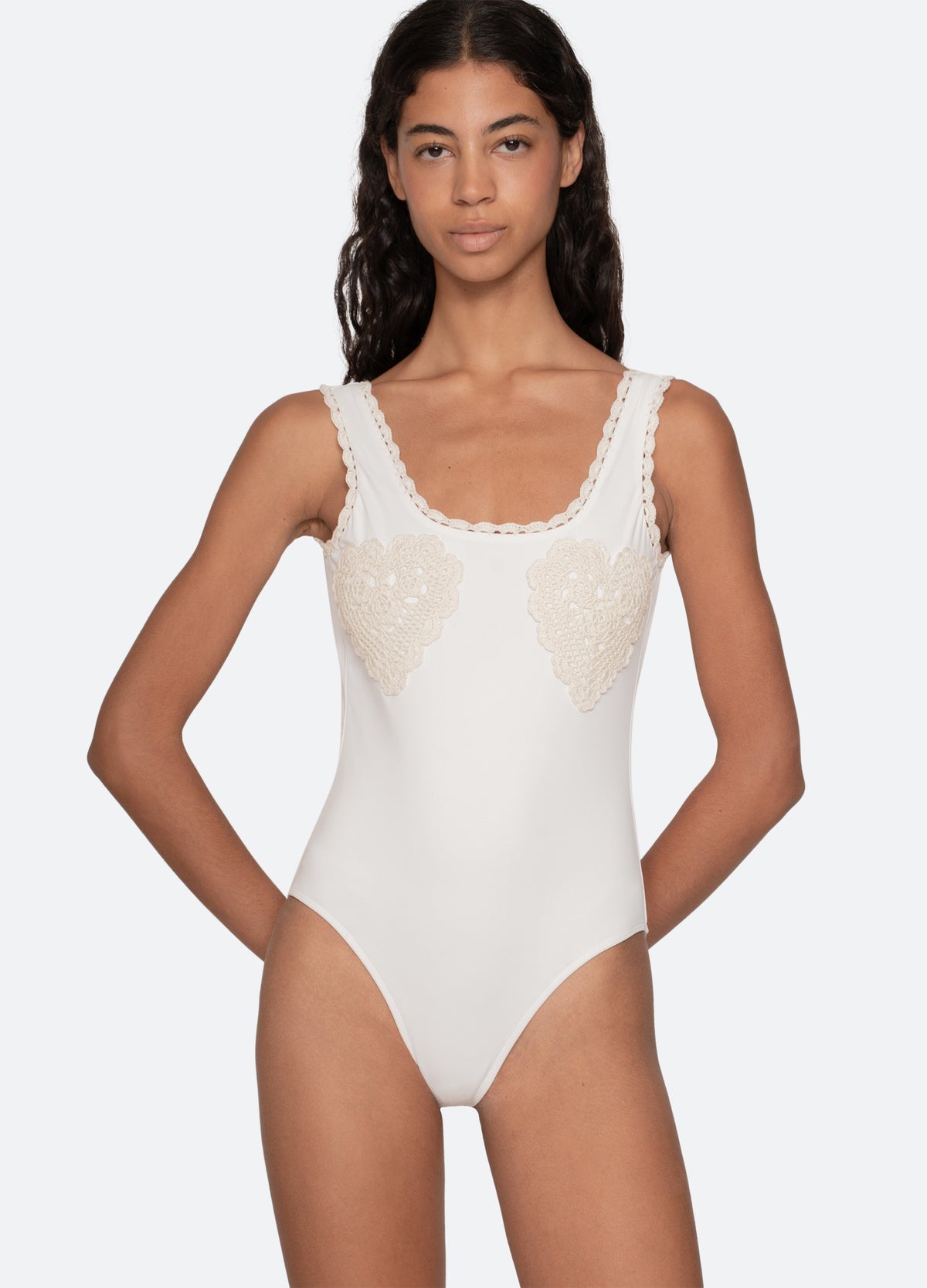 white-madelyn one piece-detail view - 8
