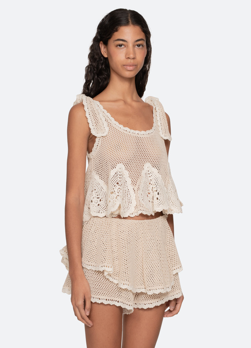 cream-madelyn tank-three quarter view - 5