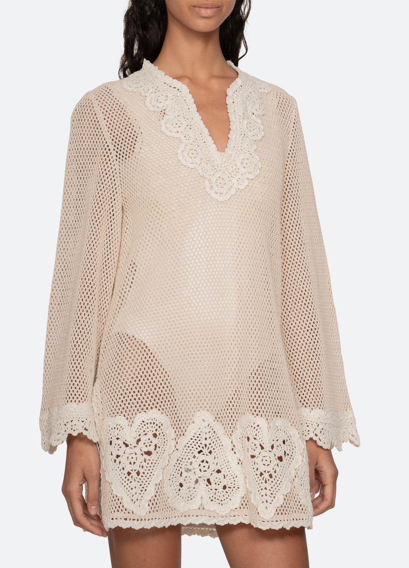 cream-madelyn tunic-detail view - 7