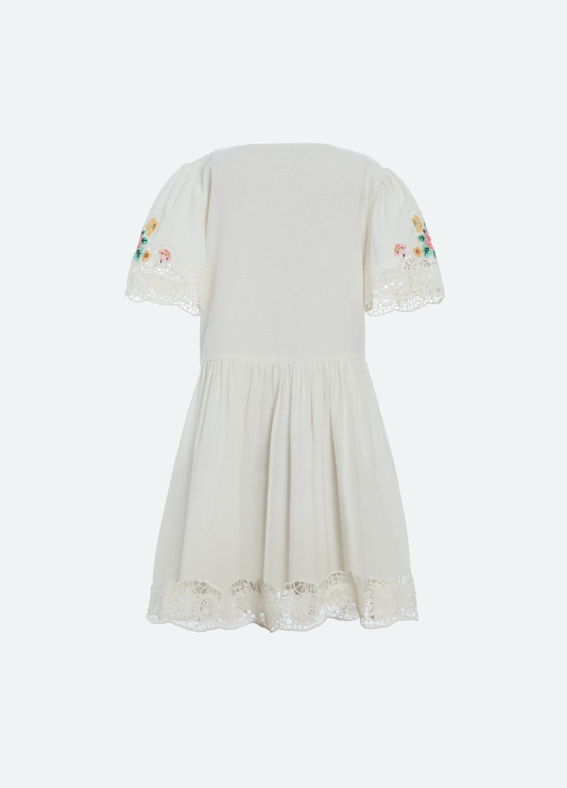 multi-astrid kids dress-back view - 3