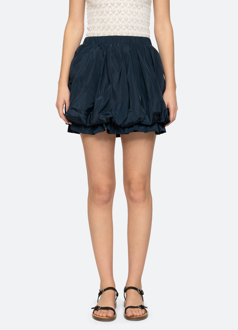 navy-averie skirt-front view - 1
