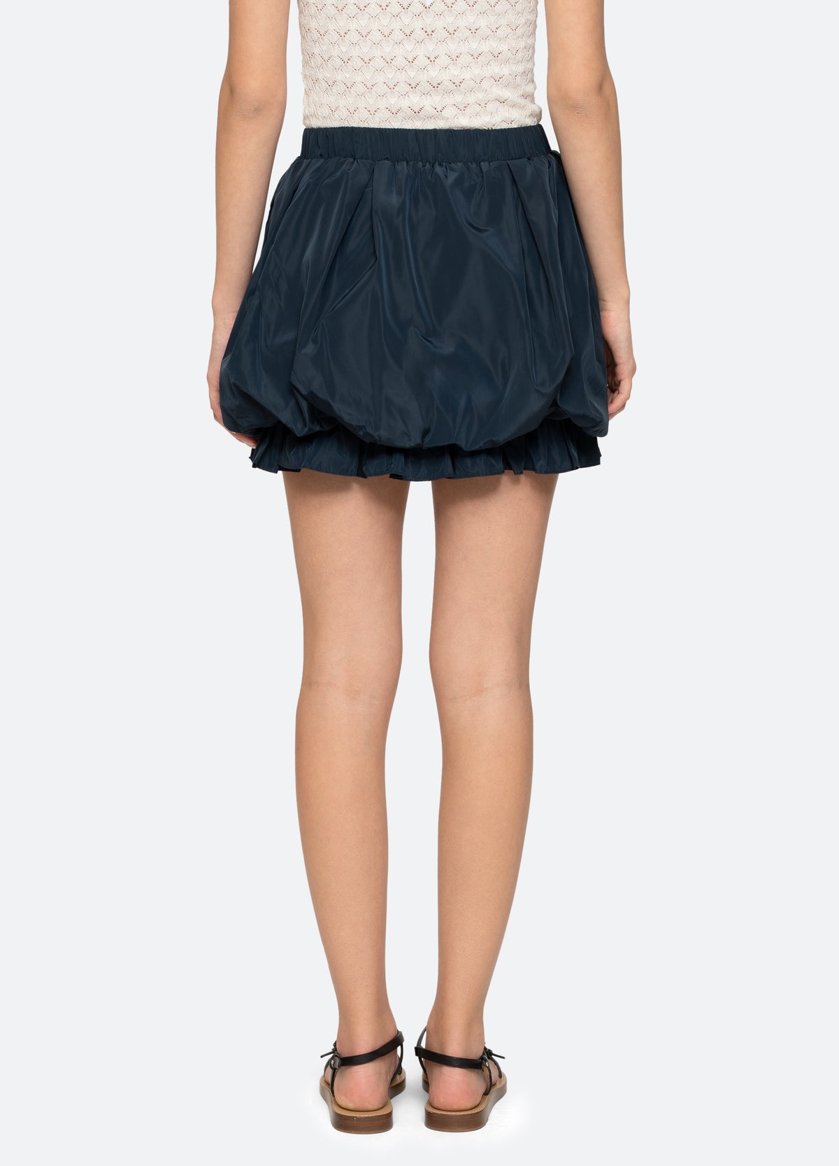 navy-averie skirt-back view - 3