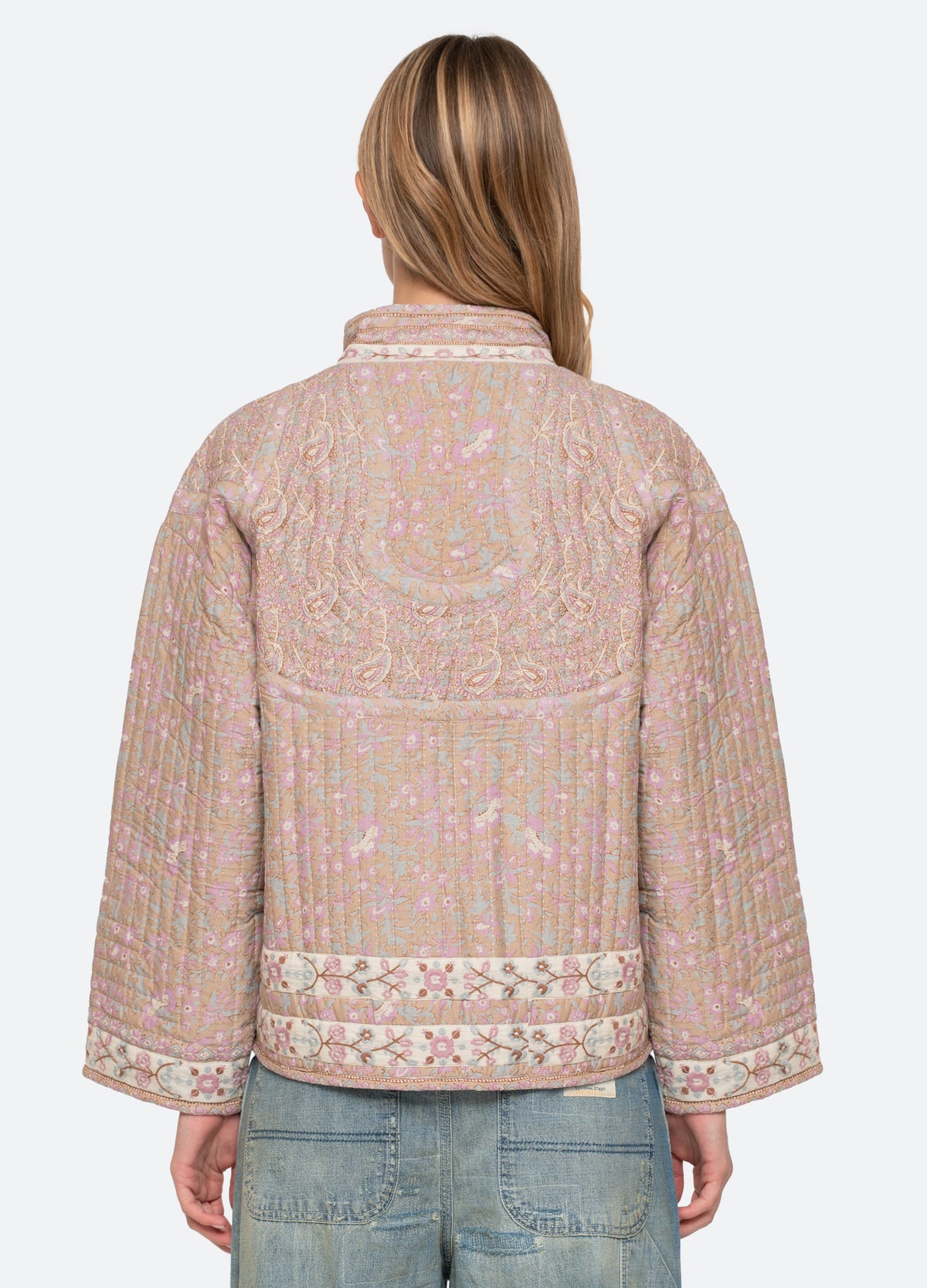 pink-gisela jacket-back view - 2