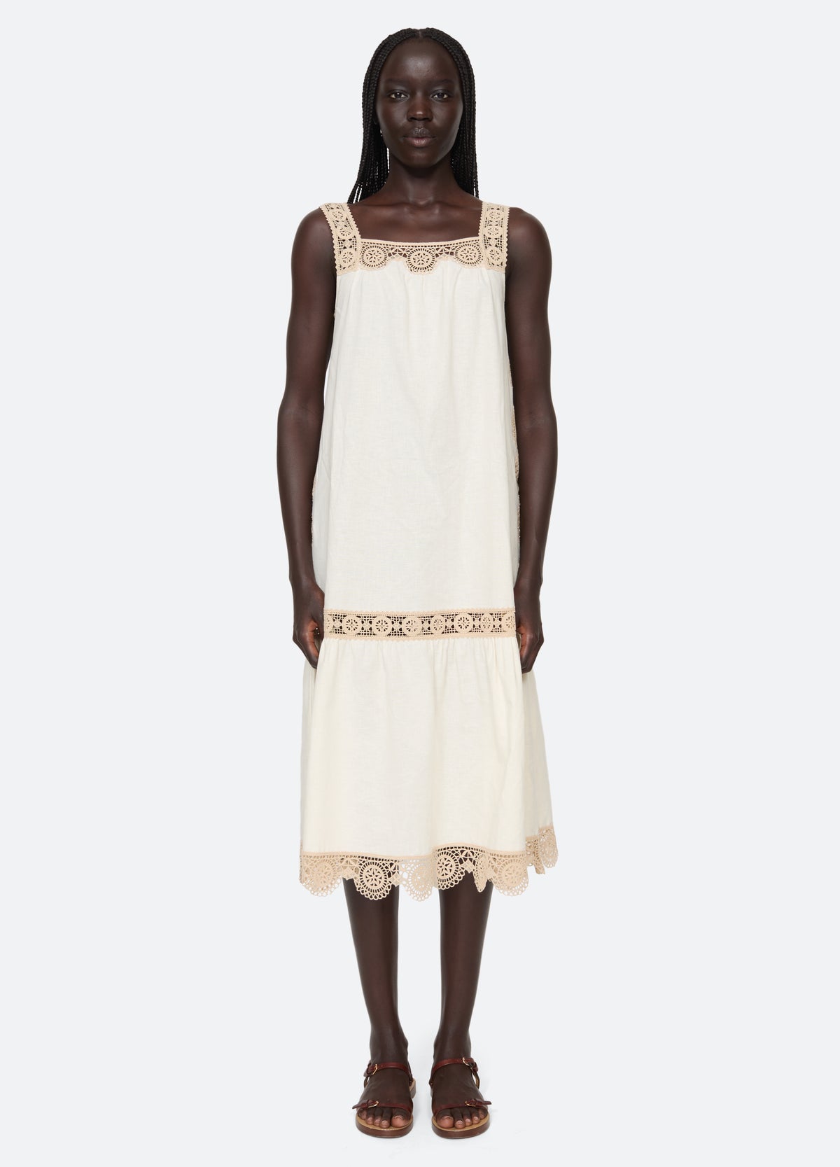 ecru-niamh dress-front view