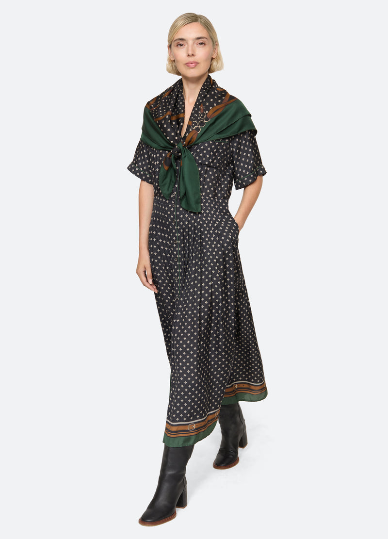 multi-campbell dress-walking view - 7