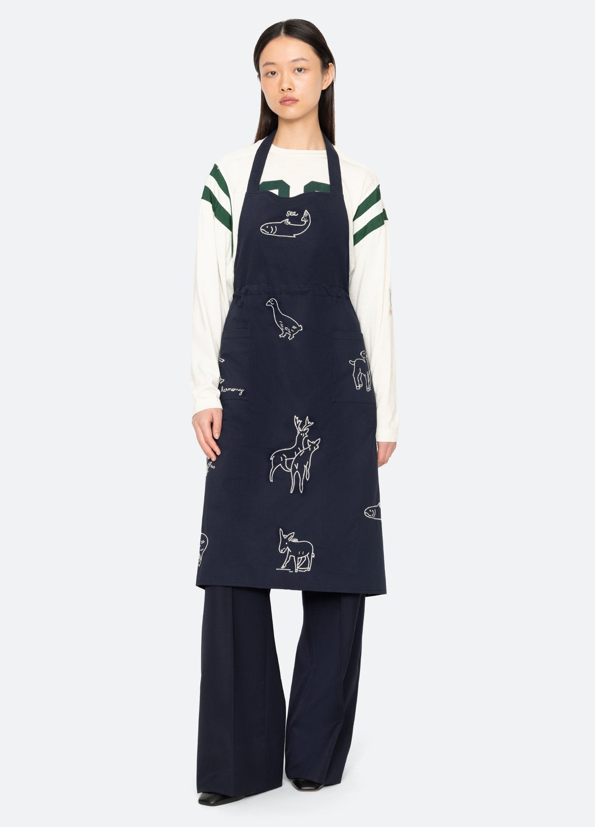 navy-demi apron-front view 2 - 2