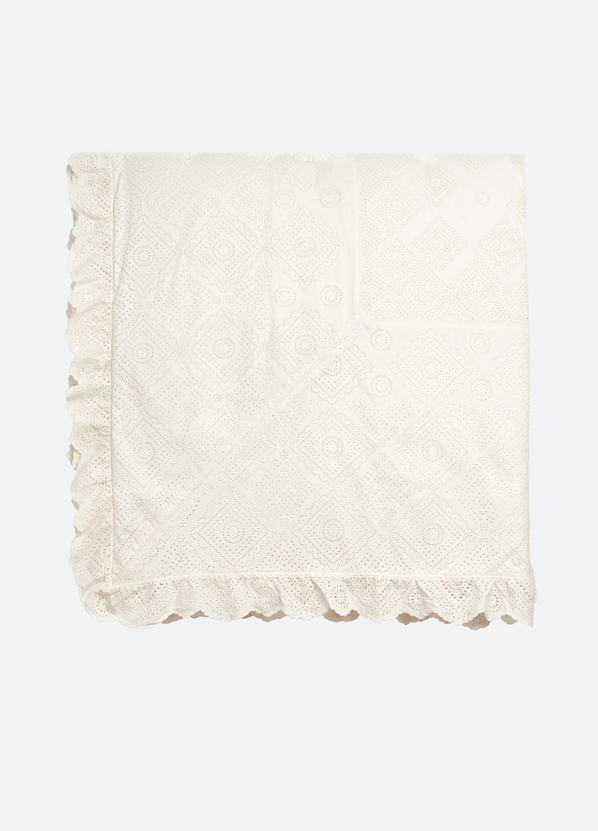 white-vienne quilt-flat view - 1