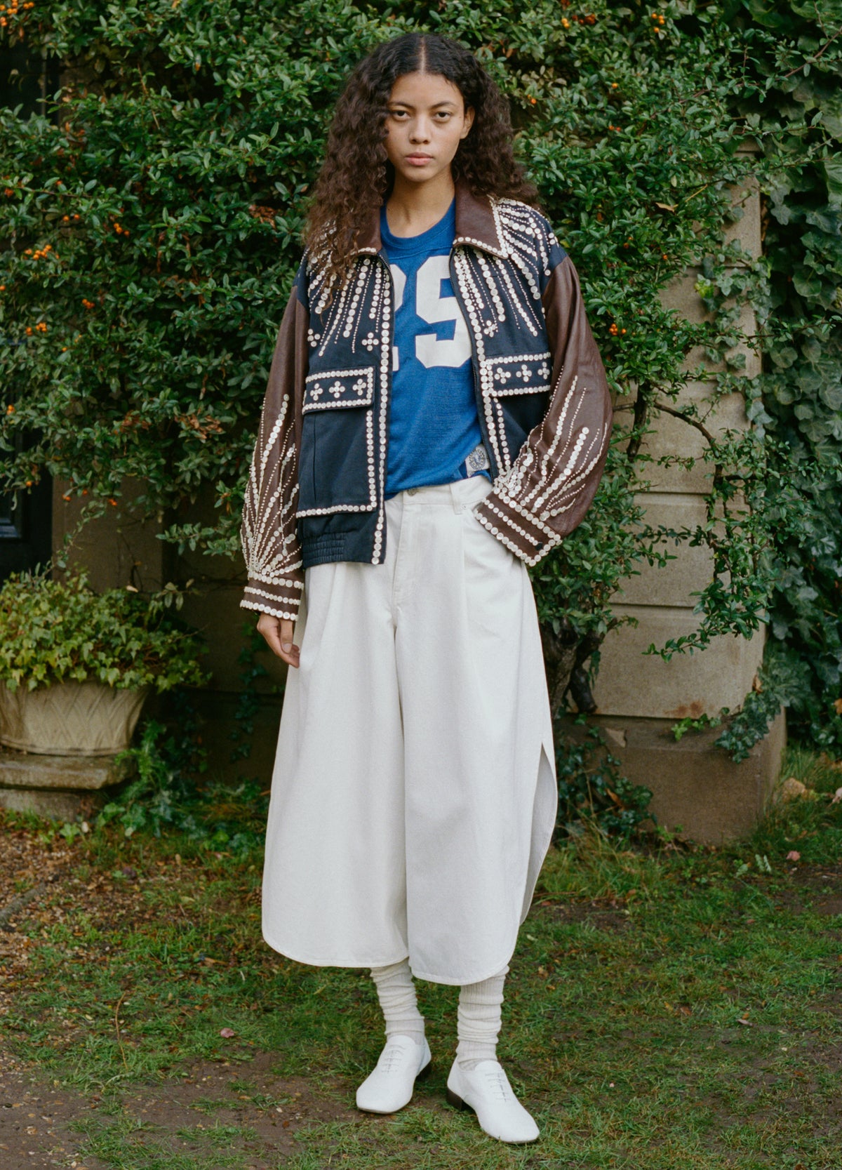 white-milene culottes-editorial view - 2