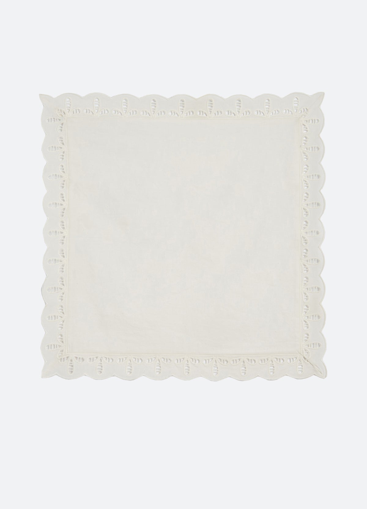 cream-anita napkin-flat view - 2