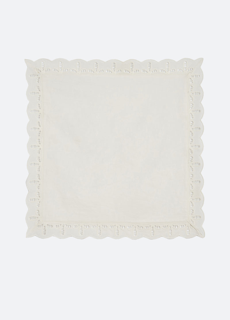 cream-anita napkin-flat view - 2