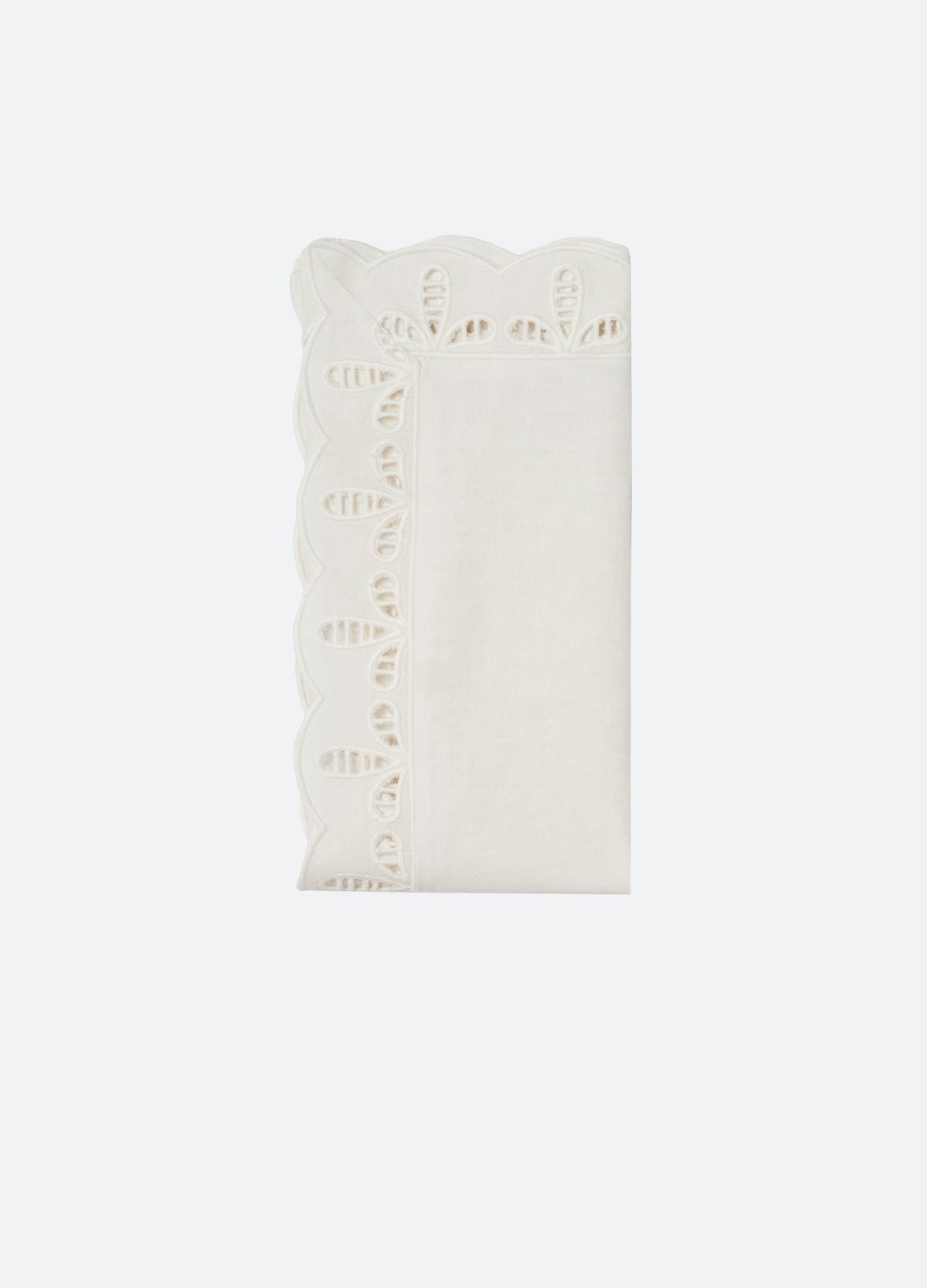 cream-anita napkin-folded view