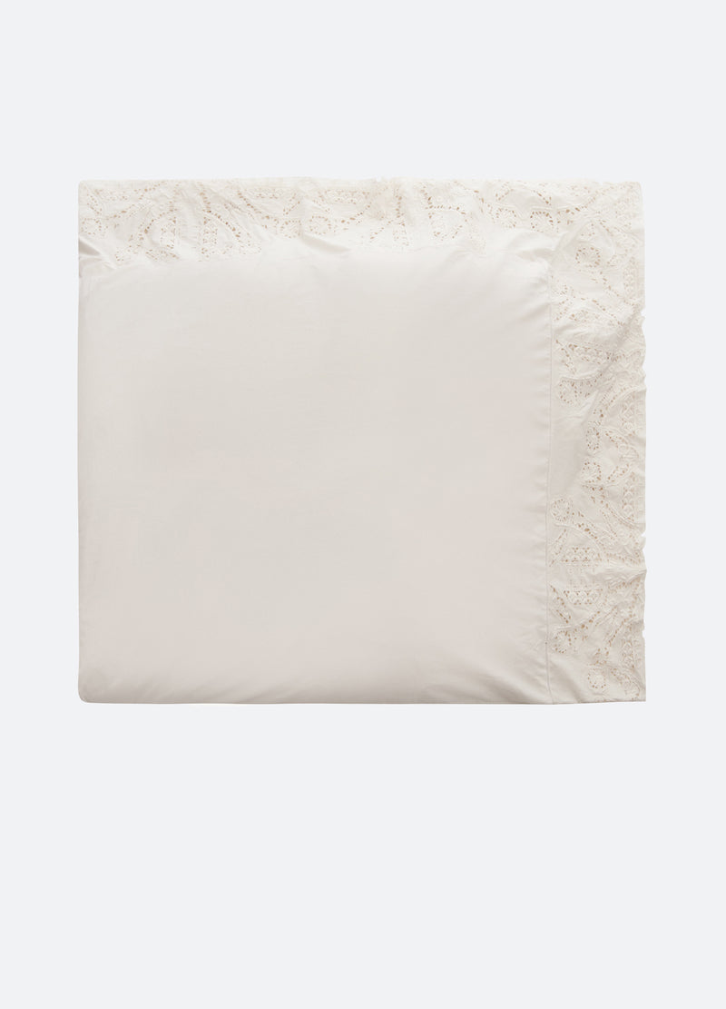 cream-anita duvet-flat view - 1