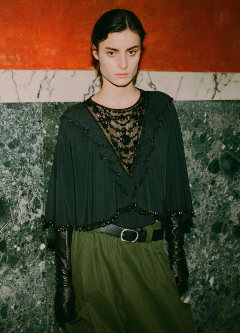 black-shanna beaded top-editorial view - 2