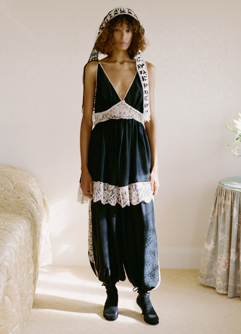 black-ethel mini dress-editorial view - 1